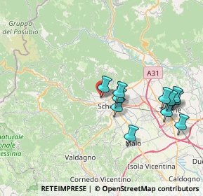 Mappa Via Codazzi, 36015 Schio VI, Italia (7.42)