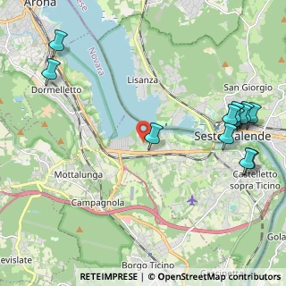 Mappa Via del Lago, 28053 Castelletto sopra Ticino NO, Italia (2.7225)