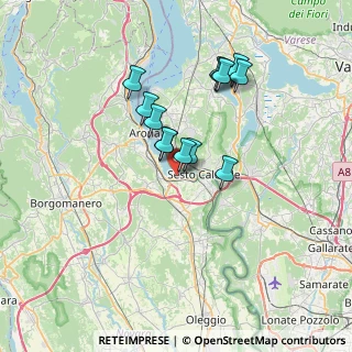 Mappa Via del Lago, 28053 Castelletto sopra Ticino NO, Italia (5.81154)