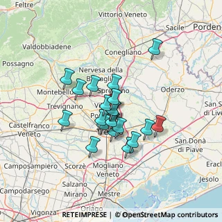 Mappa Via Alfred Nobel, 31050 Villorba TV, Italia (10.122)