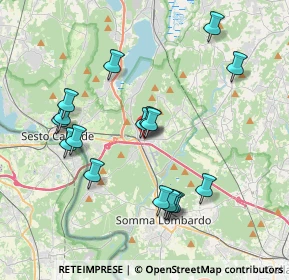 Mappa Via Felice Cavallotti, 21029 Vergiate VA, Italia (3.77353)