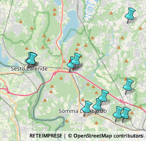 Mappa Via Felice Cavallotti, 21029 Vergiate VA, Italia (4.8525)