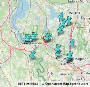 Mappa Via Felice Cavallotti, 21029 Vergiate VA, Italia (6.9125)