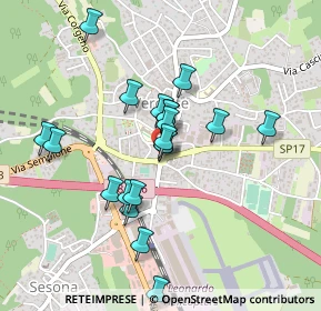 Mappa Via Felice Cavallotti, 21029 Vergiate VA, Italia (0.3915)