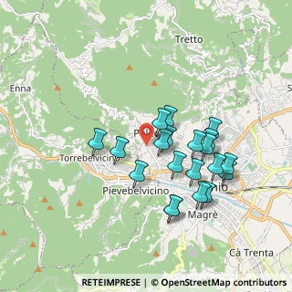 Mappa Orario ufficio, 36015 Schio VI, Italia (1.624)