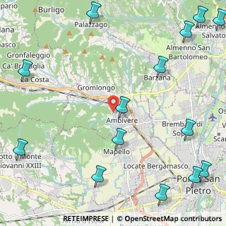 Mappa Via John Fitzgerald Kennedy, 24030 Ambivere BG, Italia (3.31)