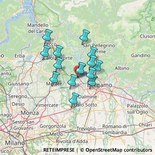 Mappa Via John Fitzgerald Kennedy, 24030 Ambivere BG, Italia (9.45133)