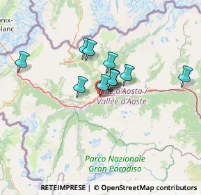 Mappa Frazione Pilet, 11020 Gressan AO, Italia (9.82091)