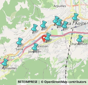 Mappa Frazione Pilet, 11020 Gressan AO, Italia (1.98636)