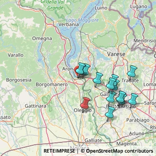 Mappa Via del Cantiere, 28053 Castelletto sopra Ticino NO, Italia (15.33333)