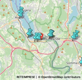 Mappa Via del Cantiere, 28053 Castelletto sopra Ticino NO, Italia (4.56143)