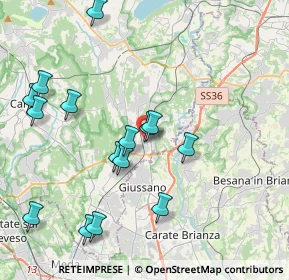 Mappa Via Prealpi, 22060 Arosio CO, Italia (4.254)