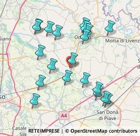 Mappa Via F. Masarin, 31047 Ponte di Piave TV, Italia (7.943)