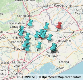 Mappa Via F. Masarin, 31047 Ponte di Piave TV, Italia (9.772)