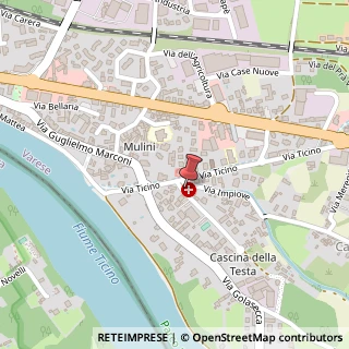 Mappa Via Carlo Cattaneo, 3, 21018 Sesto Calende, Varese (Lombardia)