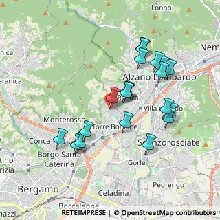 Mappa Via Bartolomeo Colleoni, 24020 Torre Boldone BG, Italia (1.7935)