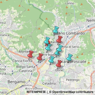 Mappa Via Bartolomeo Colleoni, 24020 Torre Boldone BG, Italia (1.35636)