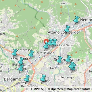 Mappa Via Francesco Petrarca, 24020 Torre Boldone BG, Italia (2.51267)