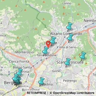 Mappa Via Francesco Petrarca, 24020 Torre Boldone BG, Italia (3.09308)