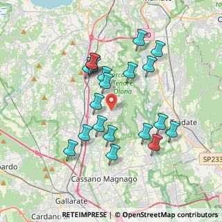 Mappa Via Galliano, 21040 Carnago VA, Italia (3.439)