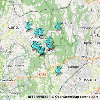 Mappa Via Giovanni Randaccio, 22063 Cantù CO, Italia (1.345)