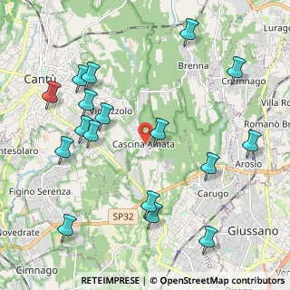 Mappa Via Giovanni Randaccio, 22063 Cantù CO, Italia (2.42765)