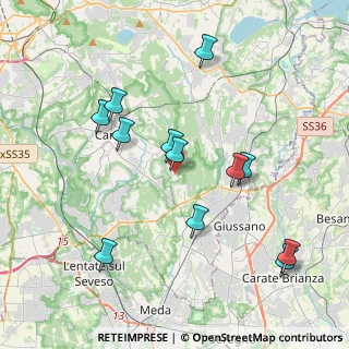 Mappa Via Giovanni Randaccio, 22063 Cantù CO, Italia (3.95417)