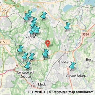 Mappa Via Giovanni Randaccio, 22063 Cantù CO, Italia (4.42813)
