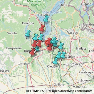 Mappa Via Grazia Deledda, 28053 Castelletto sopra Ticino NO, Italia (9.2615)