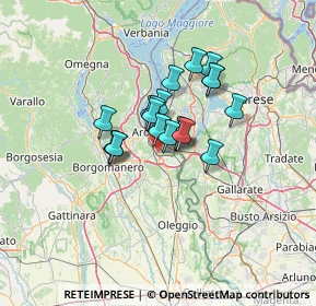 Mappa Via Grazia Deledda, 28053 Castelletto sopra Ticino NO, Italia (8.4945)