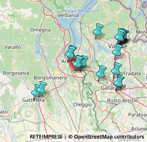 Mappa Via Grazia Deledda, 28053 Castelletto sopra Ticino NO, Italia (15.37)