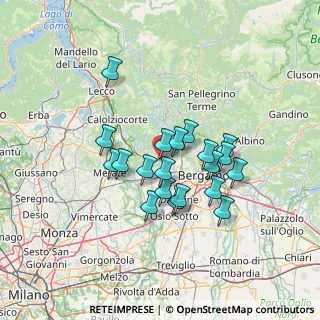 Mappa Via M. Buonarroti, 24030 Ambivere BG, Italia (11.0215)