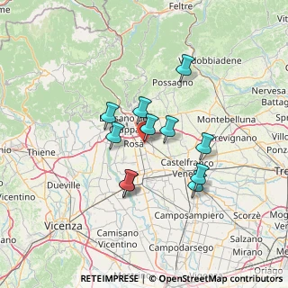 Mappa Via San Paolo, 36028 Rossano Veneto VI, Italia (10.90091)