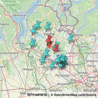 Mappa SP 20, 21040 Carnago VA, Italia (11.8425)