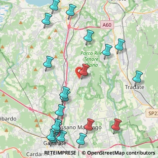 Mappa SP 20, 21040 Carnago VA, Italia (5.586)