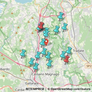 Mappa SP 20, 21040 Carnago VA, Italia (3.4315)