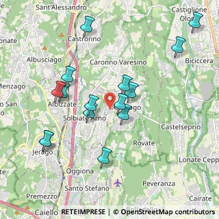 Mappa SP 20, 21040 Carnago VA, Italia (1.97667)