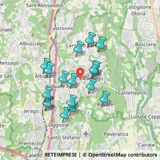 Mappa SP 20, 21040 Carnago VA, Italia (1.58611)