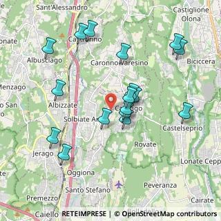 Mappa SP 20, 21040 Carnago VA, Italia (1.92529)