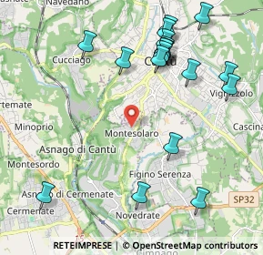 Mappa Via San Francesco, 22060 Carimate CO, Italia (2.35211)