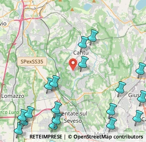 Mappa Via San Francesco, 22060 Carimate CO, Italia (6.305)