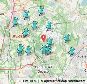 Mappa Via San Francesco, 22060 Carimate CO, Italia (3.7)