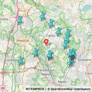 Mappa Via San Francesco, 22060 Carimate CO, Italia (4.43059)