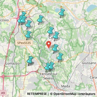 Mappa Via San Francesco, 22060 Carimate CO, Italia (4.306)