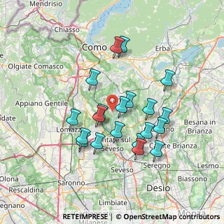 Mappa Via San Francesco, 22060 Carimate CO, Italia (6.406)