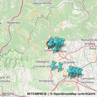 Mappa Via Luigi Galvani, 36015 Schio VI, Italia (13.276)