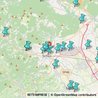 Mappa Via Luigi Galvani, 36015 Schio VI, Italia (5.46263)