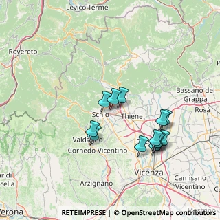 Mappa Via Abruzzi, 36015 Schio VI, Italia (13.64769)