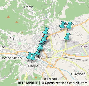 Mappa Via Santissima Trinità, 36015 Schio VI, Italia (1.32727)