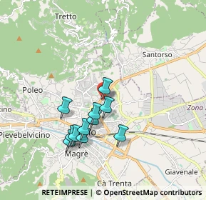 Mappa Via Santissima Trinità, 36015 Schio VI, Italia (1.55636)